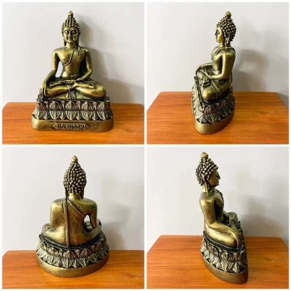Tượng Phật Phong cách Chiang Saen – Kích thước 19 cm – Resin pha đá - Ảnh 4