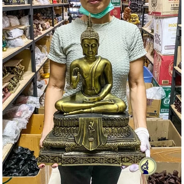 Tượng phật chúc phúc - 9 inch