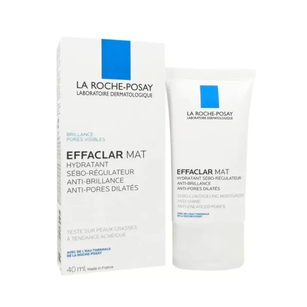 Effaclar Mat 40ml – La Roche-Posay – Kem dưỡng kiềm dầu, se khít lỗ chân lông cho da dầu và da nhạy cảm