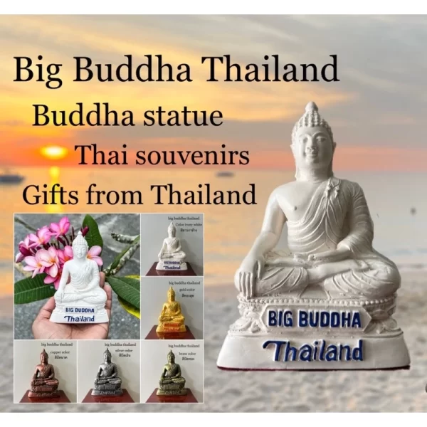 Tượng Phật big buddha thailand – Mặt Đế 3 Inch – Quà Tặng Văn Hóa Thái Lan - Ảnh 4