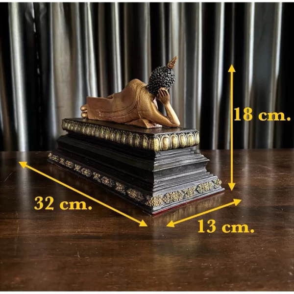 Tượng phật Buddha Chiang Saen Các ngày trong tuần – 5 inch – Màu vàng - Ảnh 7