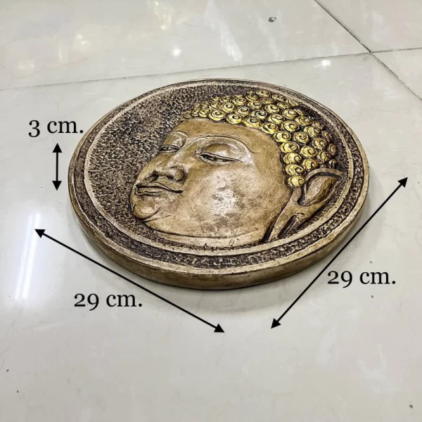 Mặt Phật treo tường – Hình nổi 3D – Trang trí không gian tâm linh - Ảnh 2
