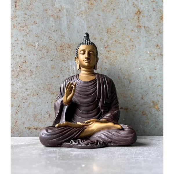 Tượng Phật Thích Ca – Pháp Tướng Ban Phước – Phong cách Ấn Độ (4 inch) - Ảnh 3