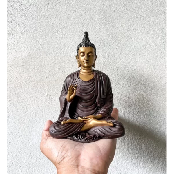 Tượng Phật Thích Ca – Pháp Tướng Ban Phước – Phong cách Ấn Độ (4 inch)