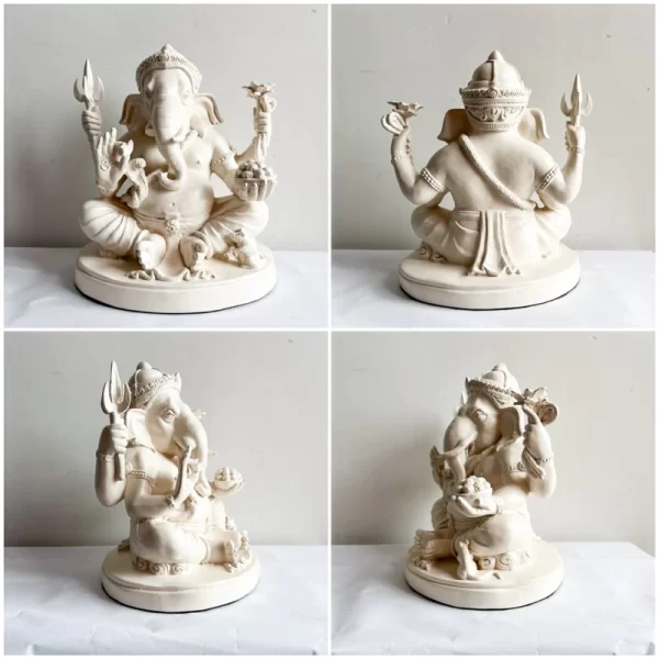 Tượng voi Ganesha Ekadanta Ganapati - Có 2 màu sắc - Ảnh 3