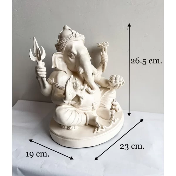 Tượng voi Ganesha Ekadanta Ganapati - Có 2 màu sắc - Ảnh 2