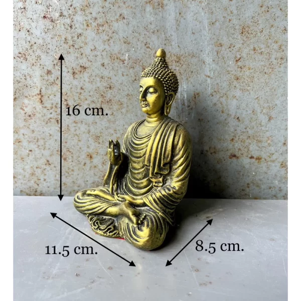 Tượng đức phật ban phúc lành - phong cách ấn độ - 4 inch - Có 6 màu sắc - Ảnh 2
