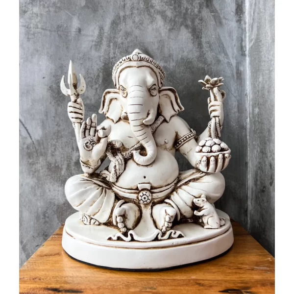 Tượng voi Ganesha Ekadanta Ganapati - Có 2 màu sắc - Ảnh 4