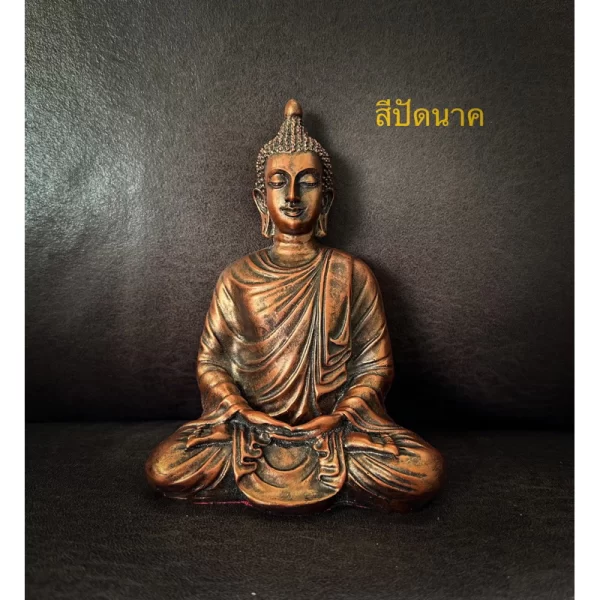 Tượng Phật Thích Ca – Phong Thái Thiền Định – Mặt Đế 4 Inch – Phong Cách Ấn Độ – 6 Màu Lựa Chọn - Ảnh 6