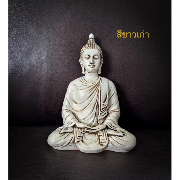 Tượng Phật Thích Ca – Phong Thái Thiền Định – Mặt Đế 4 Inch – Phong Cách Ấn Độ – 6 Màu Lựa Chọn - Ảnh 7