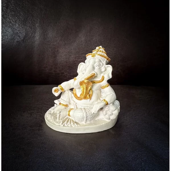 Tượng Thần Ganesha – Pháp Tướng Ekakshaneka (Pháp Tướng An Lạc – Trắng Ngà) - Ảnh 2