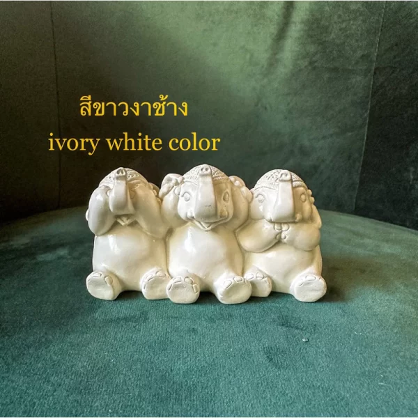 Tượng 3 voi Dhamma - Có 6 màu sắc - Ảnh 8