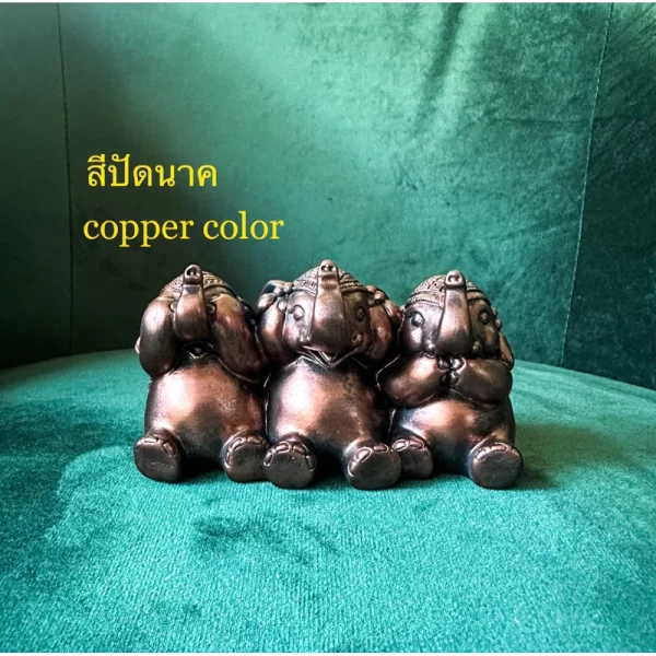 Tượng 3 voi Dhamma - Có 6 màu sắc - Ảnh 11