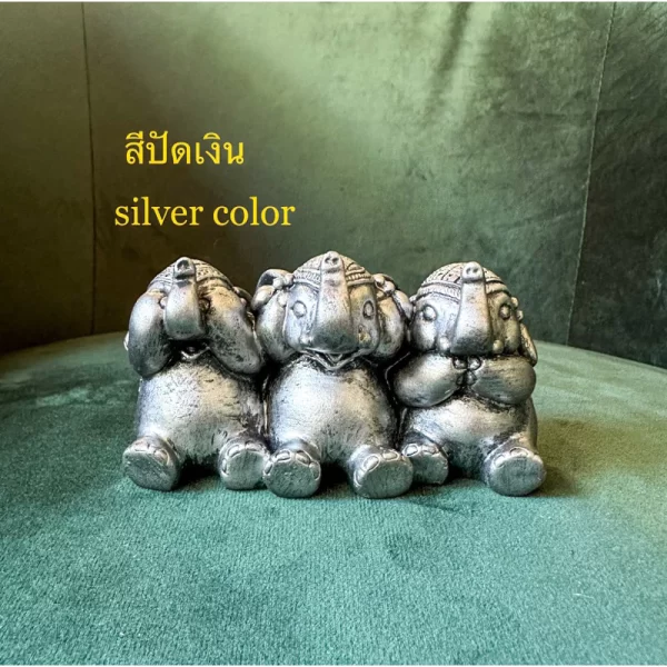 Tượng 3 voi Dhamma - Có 6 màu sắc - Ảnh 10