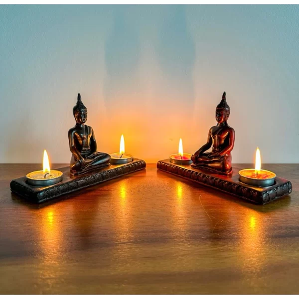 Giá đỡ nến thơm tượng Phật – Quà lưu niệm thủ công từ Thái Lan - Ảnh 3