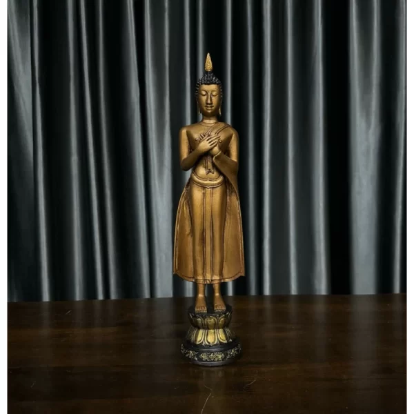 tượng phật Ram Phung - 5 inch - màu đồng cổ