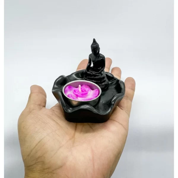 Giá đỡ nến - Mẫu đức phật và đài sen - Có 3 màu sắc - Ảnh 4