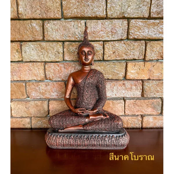 Tượng phật ngồi thiền Phra Sukhothai - 9 inch - Có 5 màu sắc - Ảnh 6