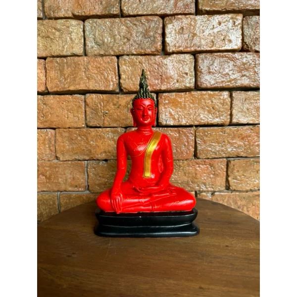 Tượng Phật Thích Ca – Phong Cách Sukhothai - Sơn Giả Cổ Vân Nứt – Mặt Đế 5 Inch - Ảnh 7