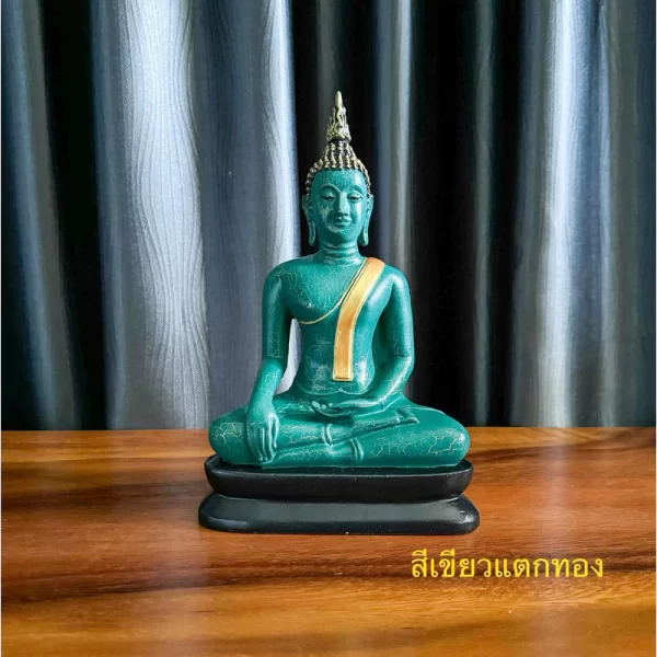 Tượng Phật Thích Ca – Phong Cách Sukhothai - Sơn Giả Cổ Vân Nứt – Mặt Đế 5 Inch - Ảnh 11