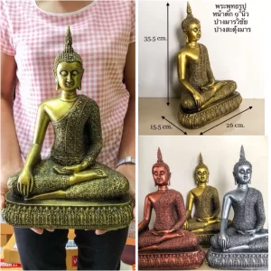 Tượng Phật Chiến Thắng Ma Vương – Phong cách Sukhothai – Có 3 màu – Kích thước 9 inch