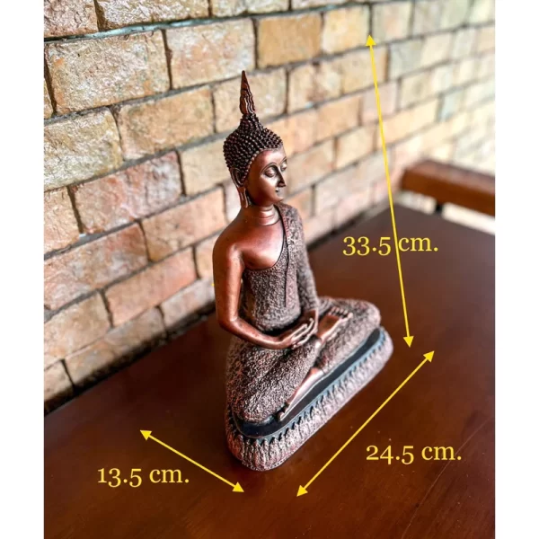 Tượng phật ngồi thiền Phra Sukhothai - 9 inch - Có 5 màu sắc - Ảnh 2