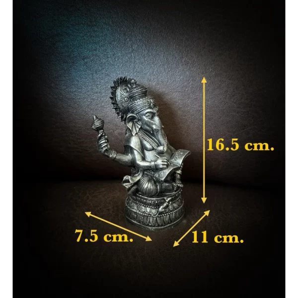 Tượng Ganesha Đọc Sách – Phong Thái Trí Tuệ – Có 3 màu sắc – Mặt Đế 7.5×11×16.5 cm - Ảnh 7