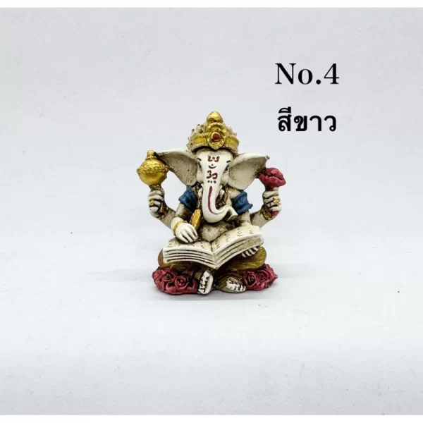 Tượng voi Ganesh Pang Songscript - Dáng ngồi đọc sách - Phong cách Nepal - Ảnh 7