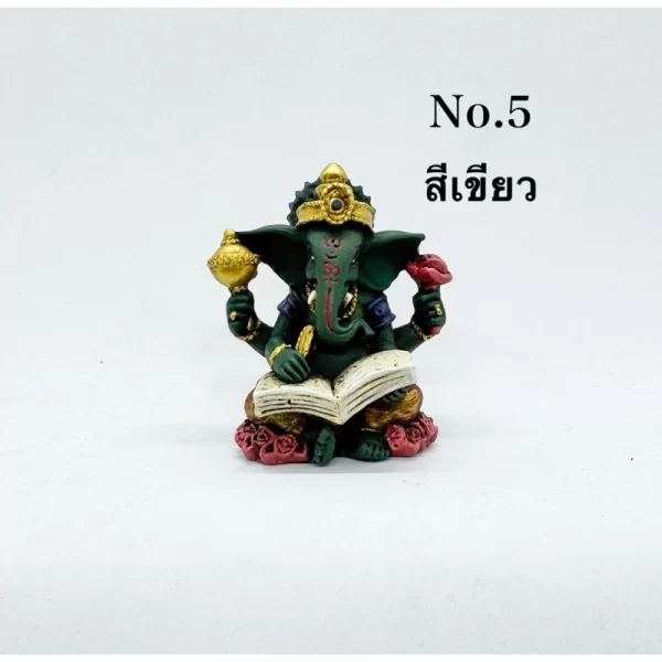 Tượng voi Ganesh Pang Songscript - Dáng ngồi đọc sách - Phong cách Nepal - Ảnh 8