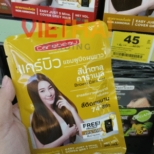 Dầu gội nhuộm tóc CAREBEAU dành cho tóc bạc, 30 ml.