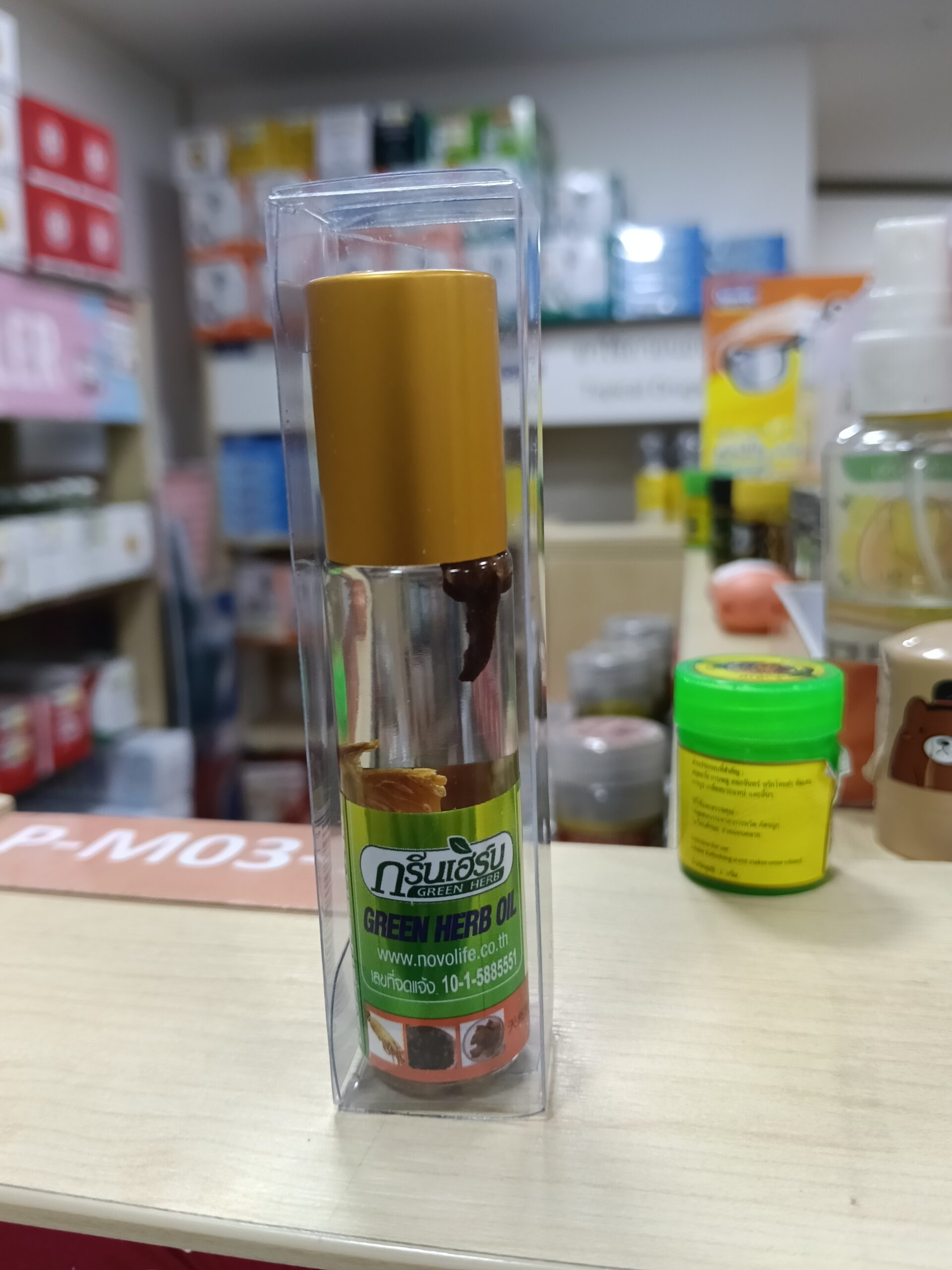 Dầu lăn thảo dược nhân sâm Green Herb Oil l / lốc 6 chai