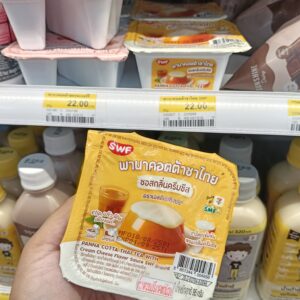 Bánh Panna Cotta Trà Thái (Thai Tea Panna Cotta) với Xốt Phô mai Kem