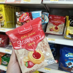 Bánh quy bơ Imperial Strawberry Topping /combo 3