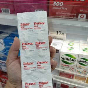 Thuốc Tylenol 500 mg (Paracetamol) hộp 10 vỉ
