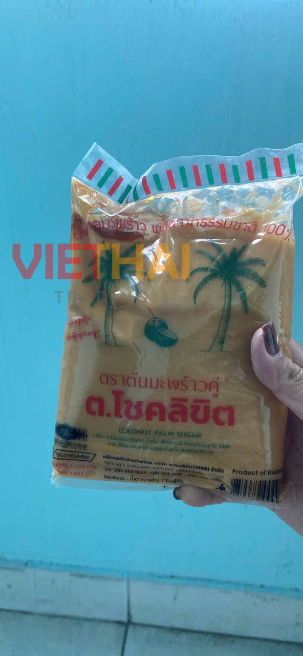 Đường thốt nốt dừa (Coconut Palm Sugar) thương hiệu Tra Ton Maphrao Khu 500g