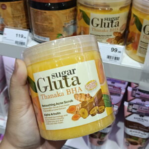 Sugar Gluta Thanaka BHA Retouching Acne Scrub – "Cứu Tinh" Cho Làn Da Thâm Mụn