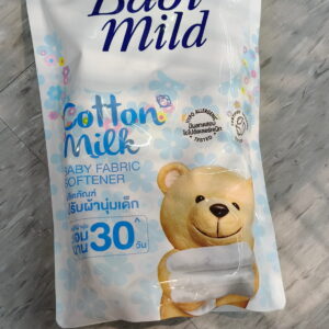 Babi Mild dòng Cotton Milk Nước xả vải dịu nhẹ cho bé  nội địa Thái Lan