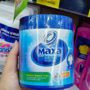 Bột tẩy Maxa Power O2 Maxx  tẩy trắng quần áo Maxa Power O2 Maxx dành cho đồ trắng (สีฟ้า - สำหรับผ้าขาว)