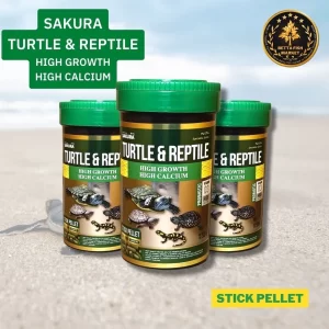 Thức ăn dạng thanh xốp cao cấp Sakura Turtle & Reptile (High Growth / High Calcium