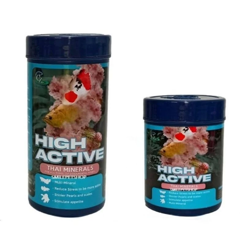 HIGH ACTIVE THAI MINERALS – Bí Quyết Giúp Cá Cảnh Sung Mãn, Lên Màu Đẹp & Khỏe Mạnh