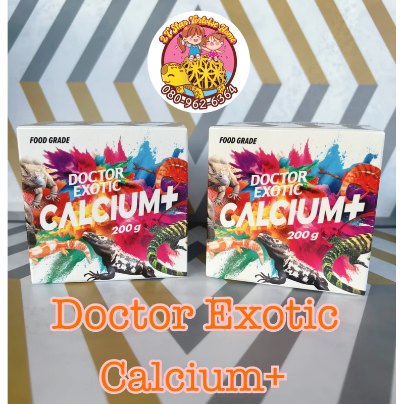 DOCTOR EXOTIC CALCIUM+ – Canxi Cao Cấp Chuẩn Food Grade Cho Bò Sát & Thú Cưng Đặc Biệt