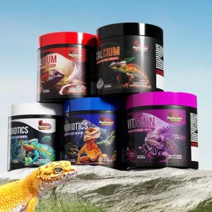 Barbarous Growth bột bổ sung dinh dưỡng và men vi sinh cao cấp cho bò sát của thương hiệu  (mỗi hũ có khối lượng 100g / 3.5 oz).