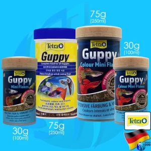 Tetra GuppyThức ăn cho cá bảy màu Tetra Guppy (Flakes / Mini Flakes)