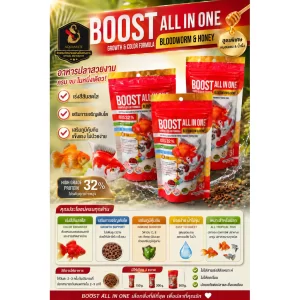 BOOST ALL IN ONE – Dinh Dưỡng Toàn Diện Cho Cá Cảnh Khỏe Đẹp