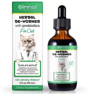 Oimmal Herbal De-Wormer – Siro Tẩy Giun Thảo Dược Và Men Vi Sinh Cho Mèo