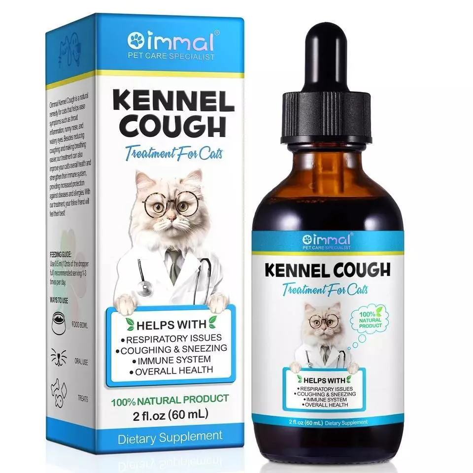 Oimmal Kennel Cough – Siro Thảo Dược Hỗ Trợ Đường Hô Hấp Cho Mèo