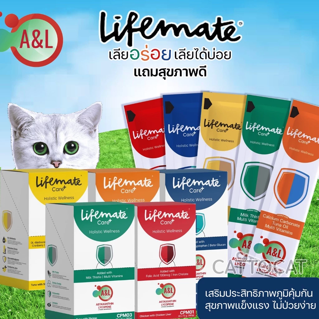 Lifemate Care+ – Súp Thưởng Dinh Dưỡng Chăm Sóc Sức Khỏe Toàn Diện Cho Mèo