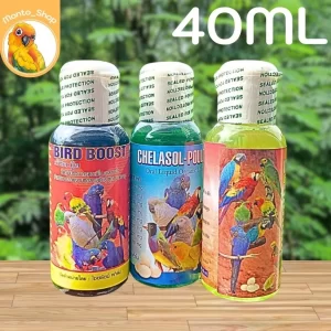 combo 3 sản phẩm hỗ trợ và chăm sóc sức khỏe toàn diện cho chim cảnh, vẹt (chim miệng móc) và các loại gia cầm