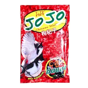 Cám hạt trái cây kỷ tử Jojo dòng sản phẩm bổ sung dinh dưỡng cao cấp chuyên dụng cho chim chào mào (Red-whiskered Bulbul) và các loài chim hót cảnh.