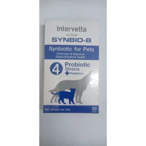 Intervetta SYNBIO-B – Viên Nhai Synbiotic Tăng Cường Miễn Dịch & Bảo Vệ Hệ Tiêu Hóa Cho Thú Cưng